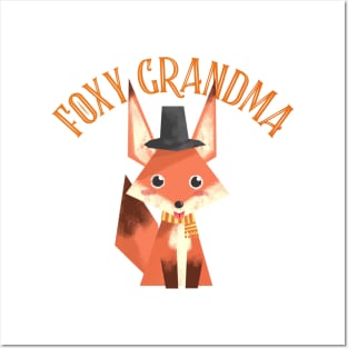 Foxy Grandma Posters and Art